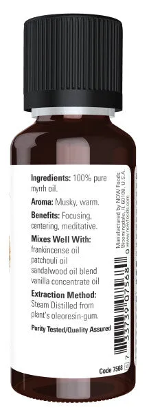 Now Essential Oil Myrrh 1oz