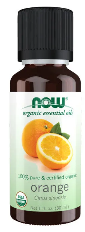 Now Essential Oil Orange Organic 1oz