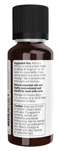 Now Essential Oil Peace & Harmony Blend 1oz