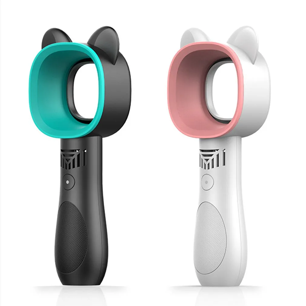 Outdoor USB Rechargeable Bladeless Fan Cat Design