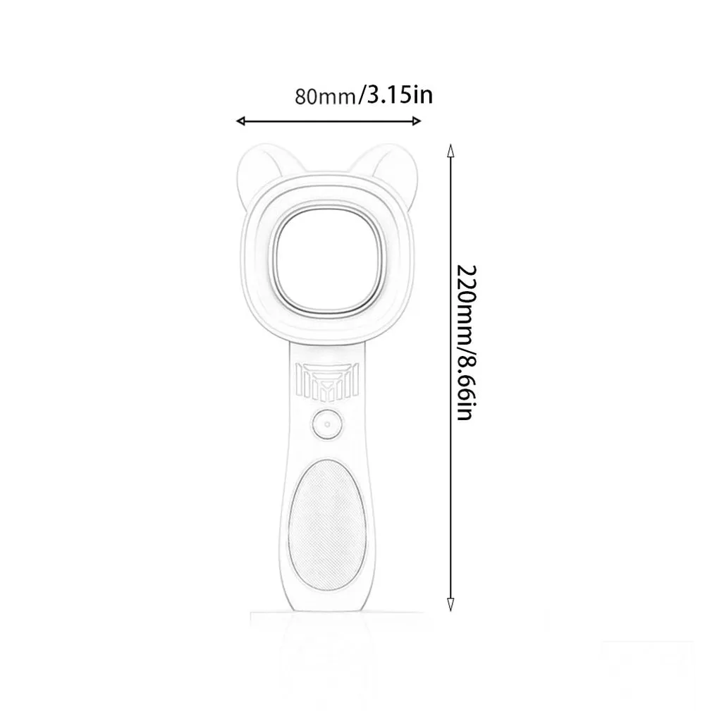 Outdoor USB Rechargeable Bladeless Fan Cat Design