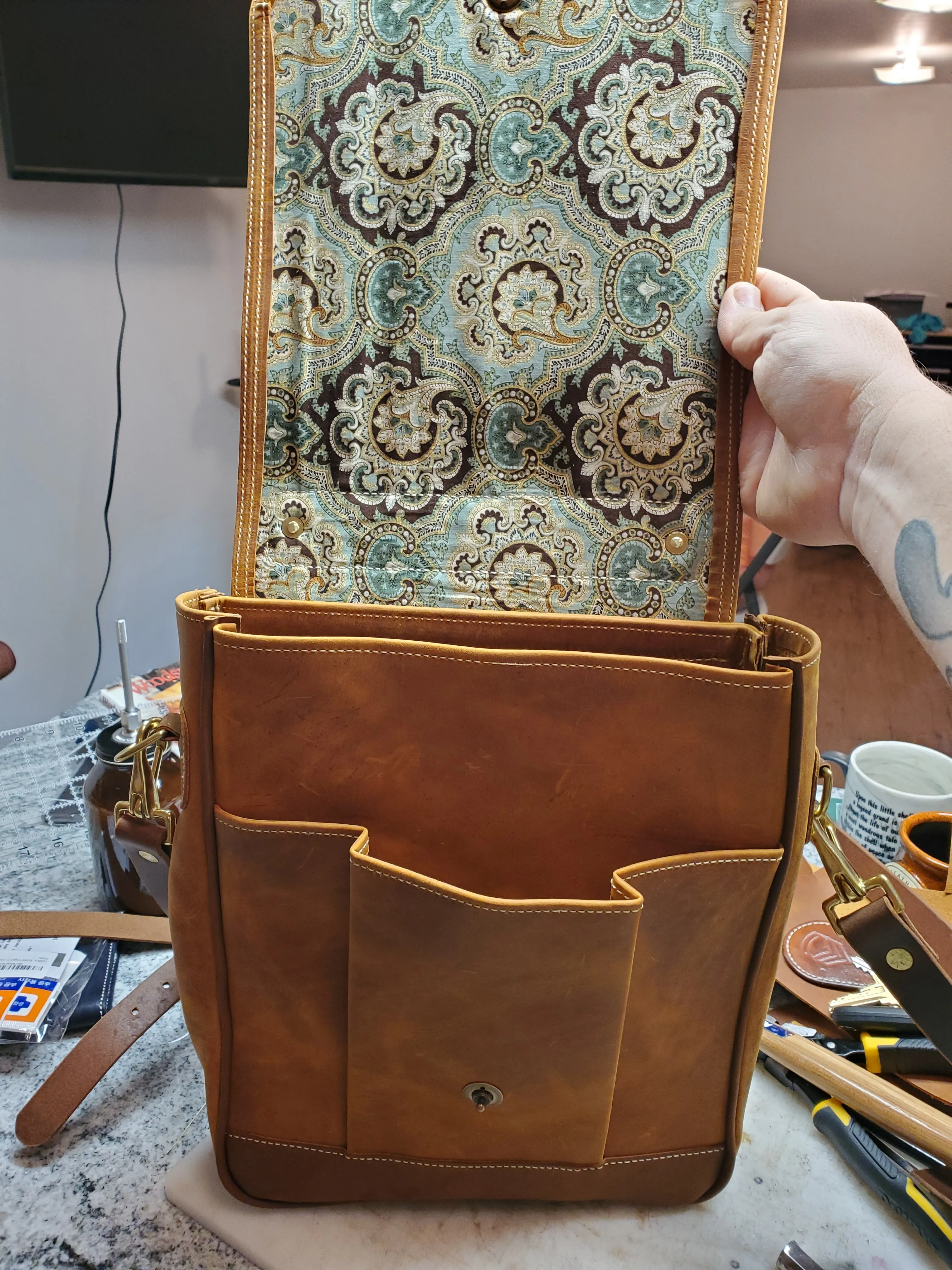 Paper Pattern for the "Man Sack" Messenger Bag