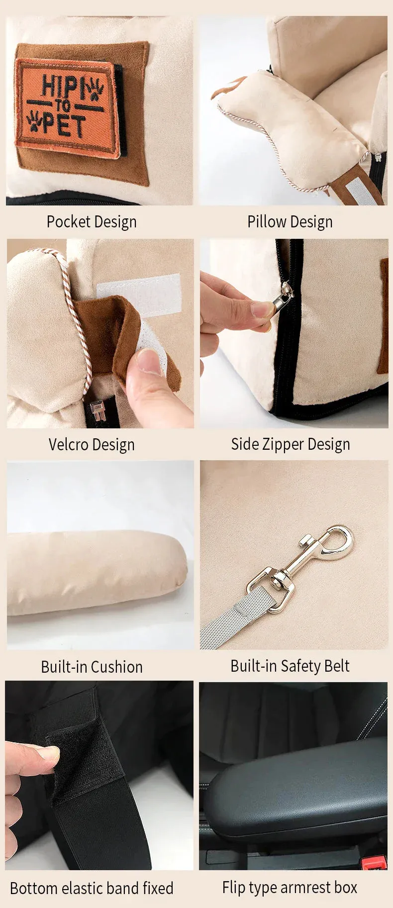 Pat and Pet Emporium | Pet Carriers | Portable Travel Car Seat