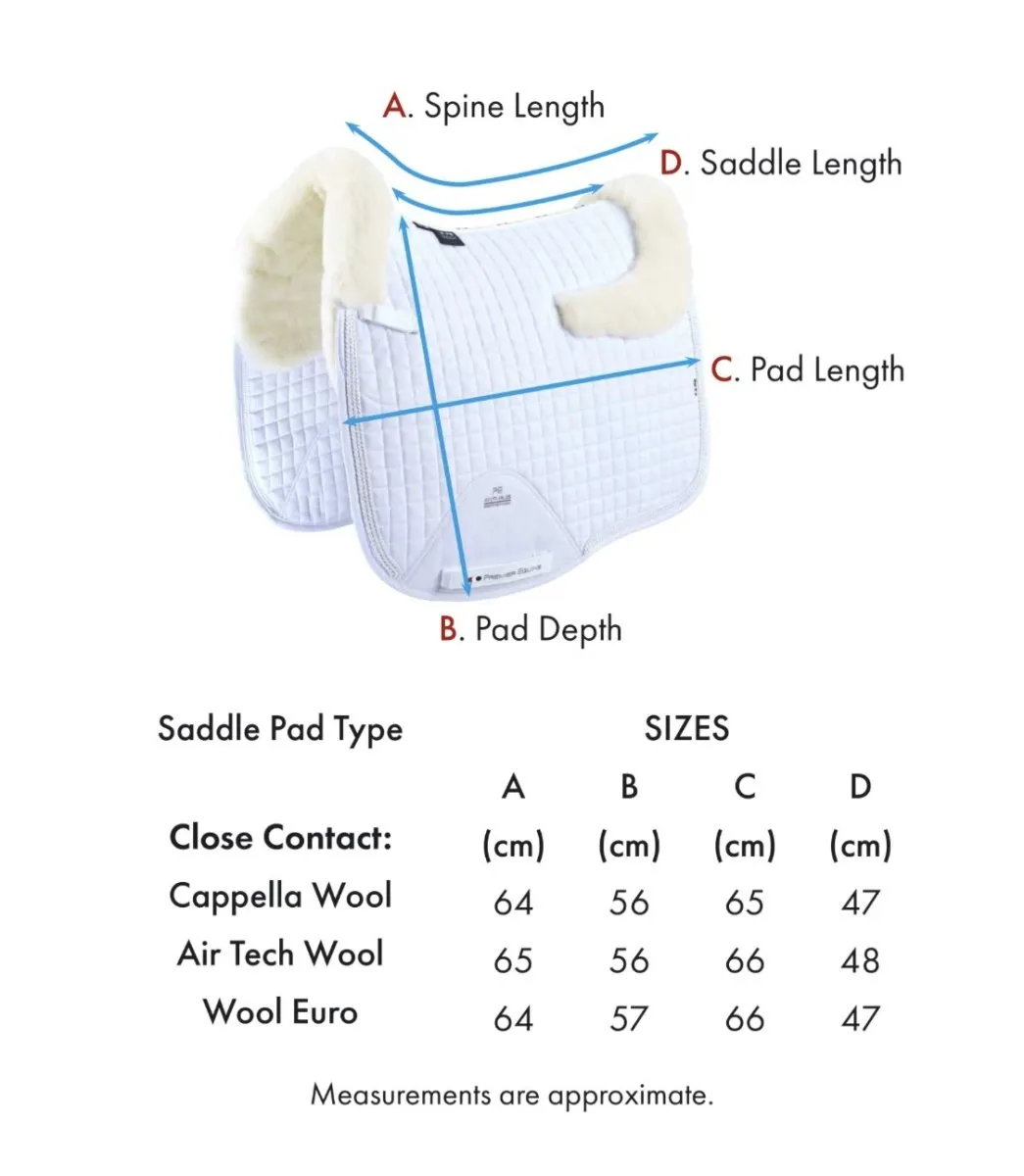 PEI Wool Half European Dressage Saddle Pad   BONUS Bag