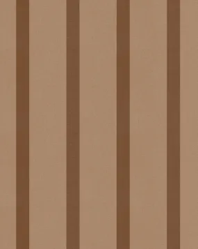 Pinstriped Wallpaper - Mocha