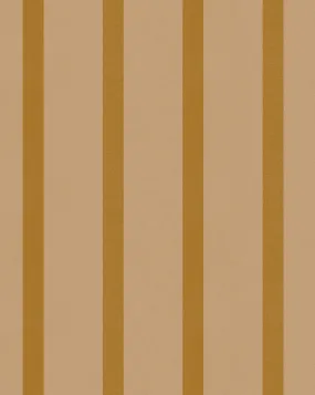 Pinstriped Wallpaper - Naples yellow