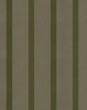 Pinstriped Wallpaper - Olive