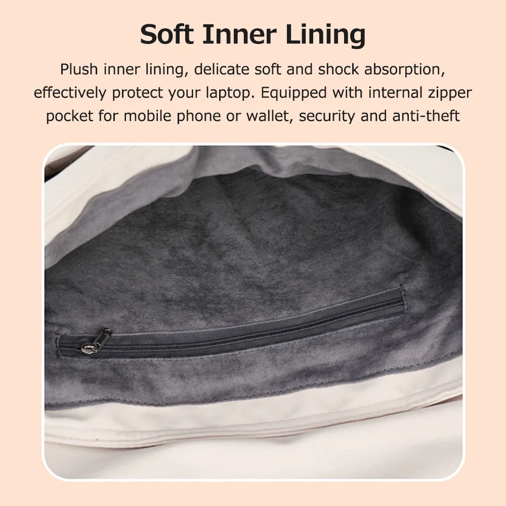 Portable Laptop Bag Large Capacity Handheld Splash-proof