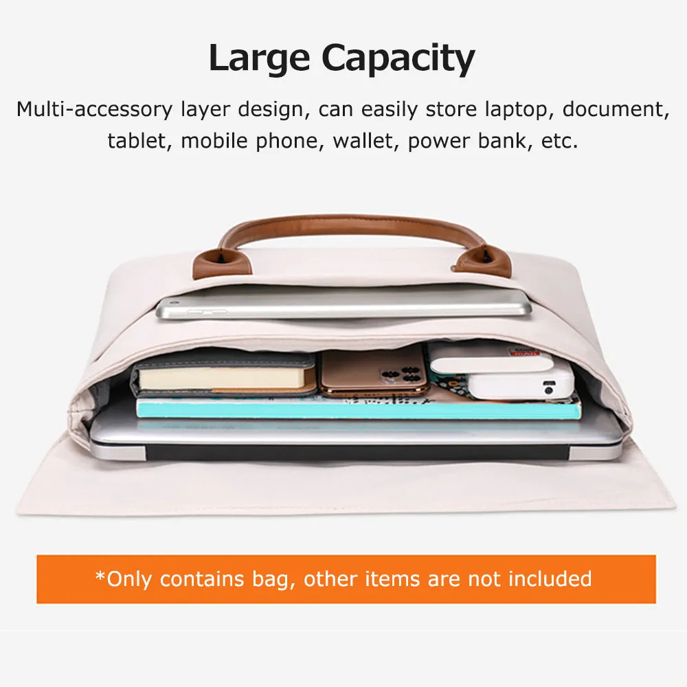 Portable Laptop Bag Large Capacity Handheld Splash-proof