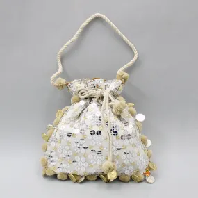 Pre Order: Dazzling Sequins Embellished Potli Bag