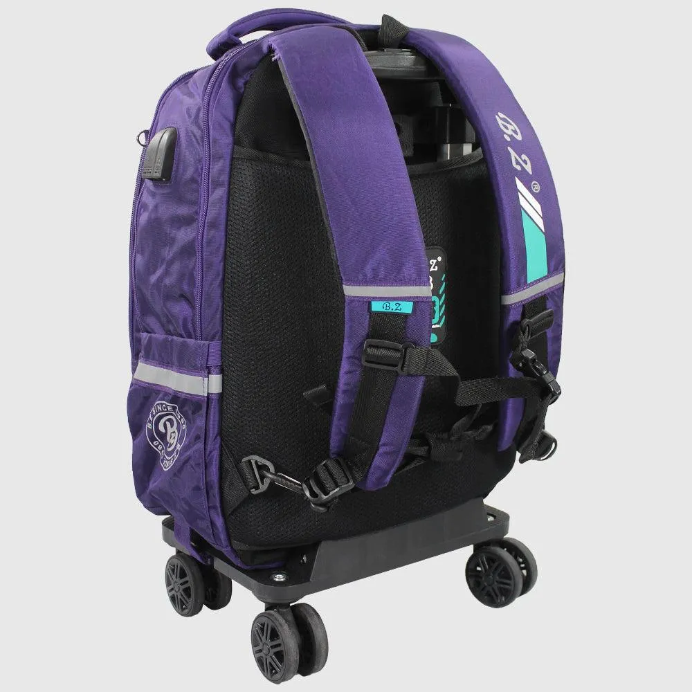 Purple 20 Inches Trolley Bag   Pencil Case