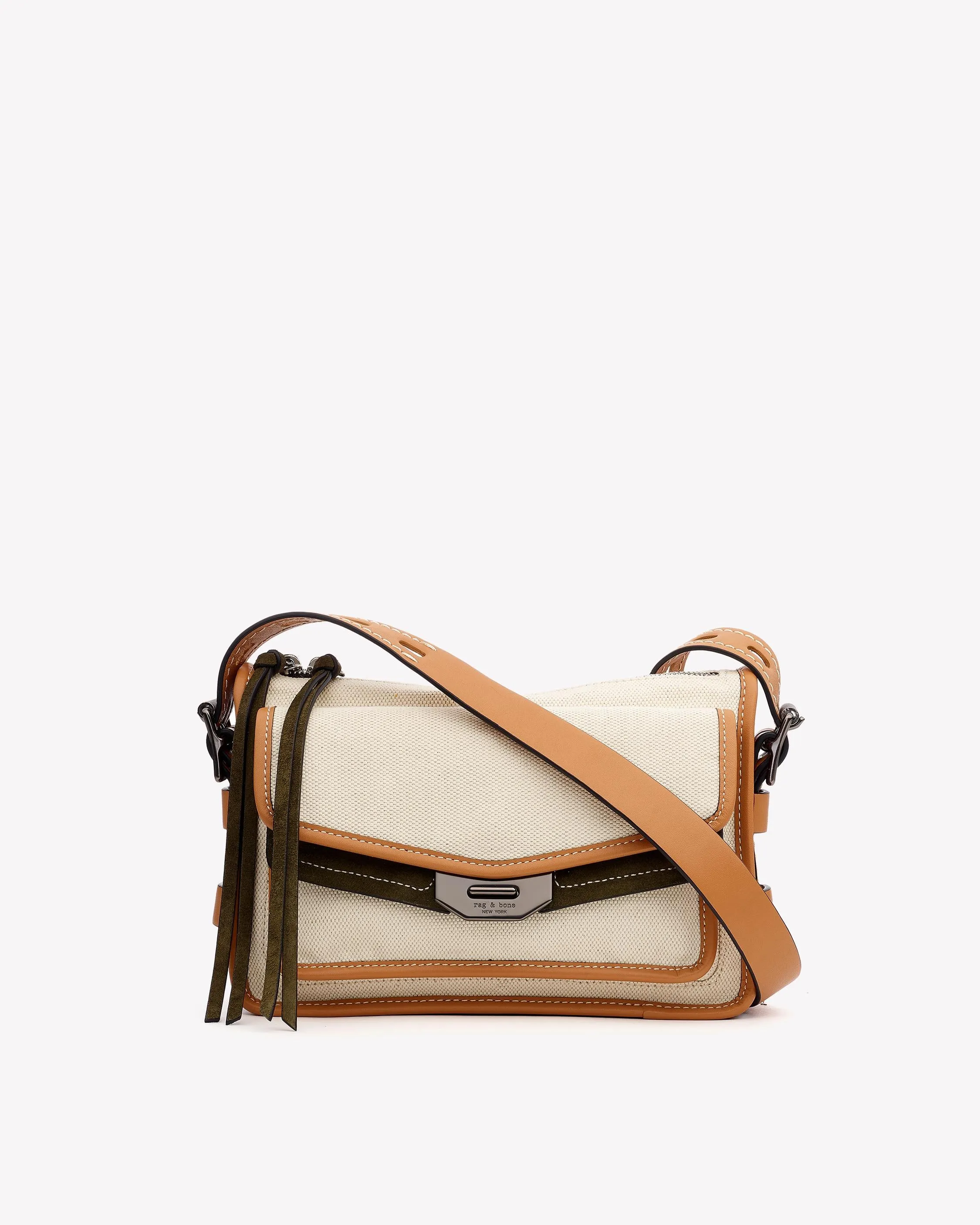 Rag & Bone - Small Field Messenger in Neutral Multi