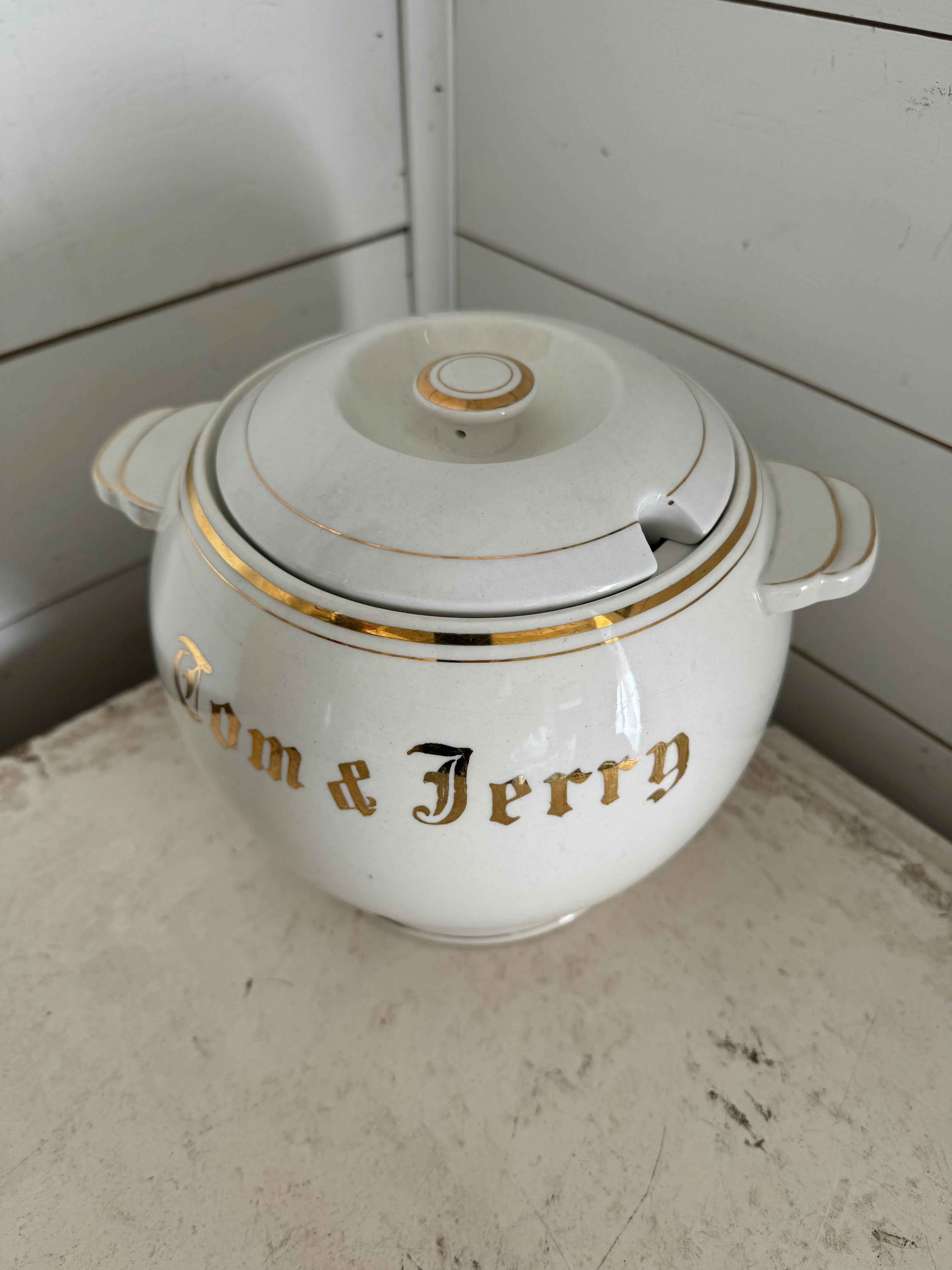 Rare Vintage Tom & Jerry Punch Bowl