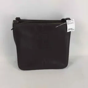 Relic Dark Brown Saddle Bag Leather Crossbody Bag