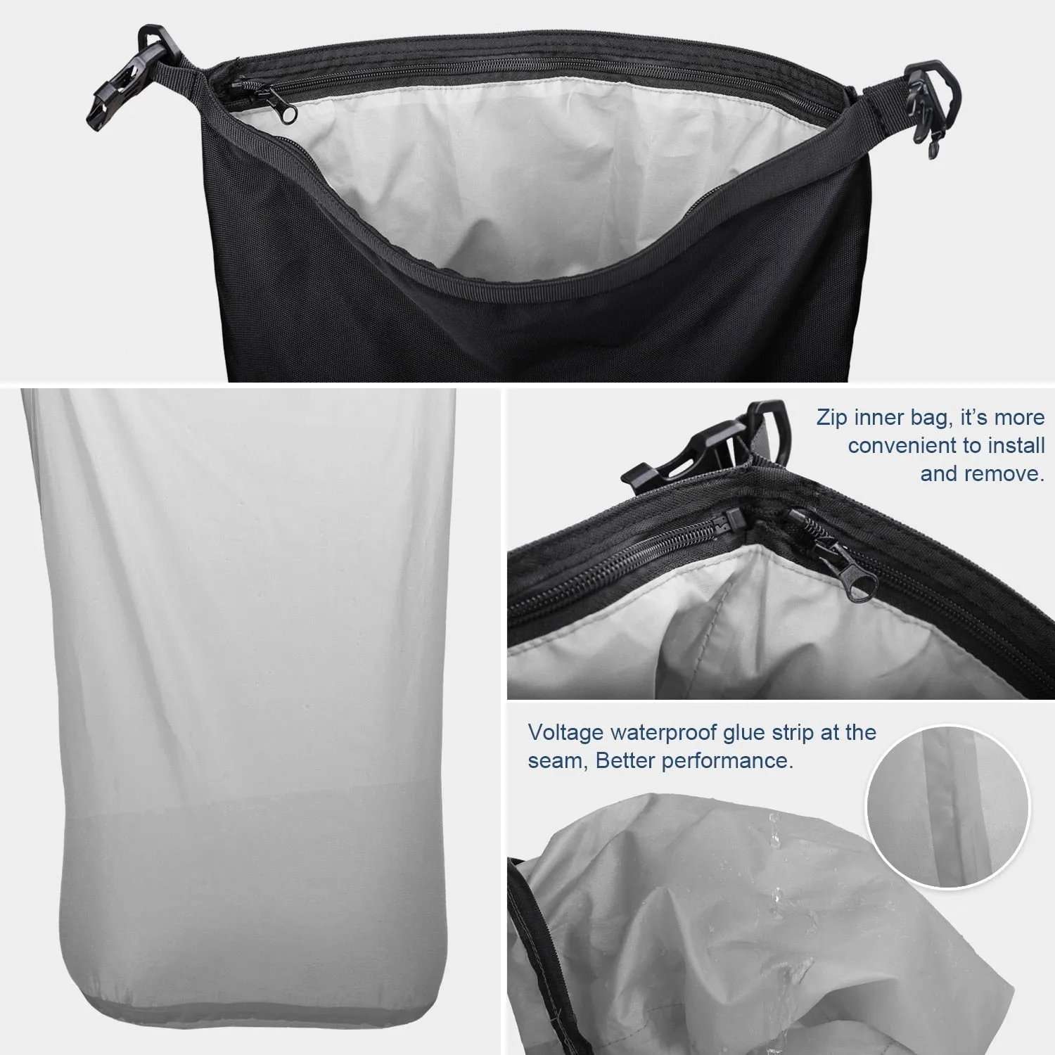 Rhino Walk Waterproof Motorcycle Luggage Pack