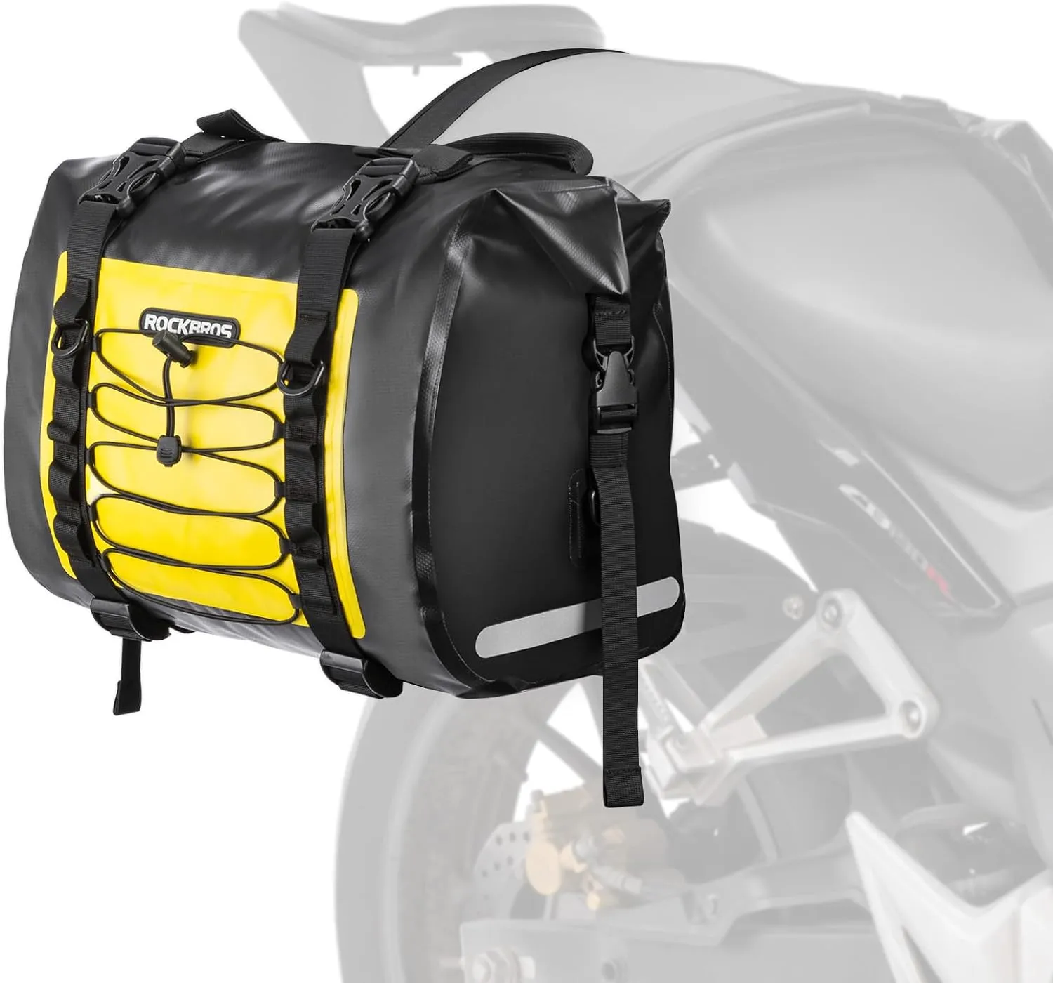 ROCKBROS 60L Waterproof Motorcycle Saddle Bags Durable Removable 2 PCS