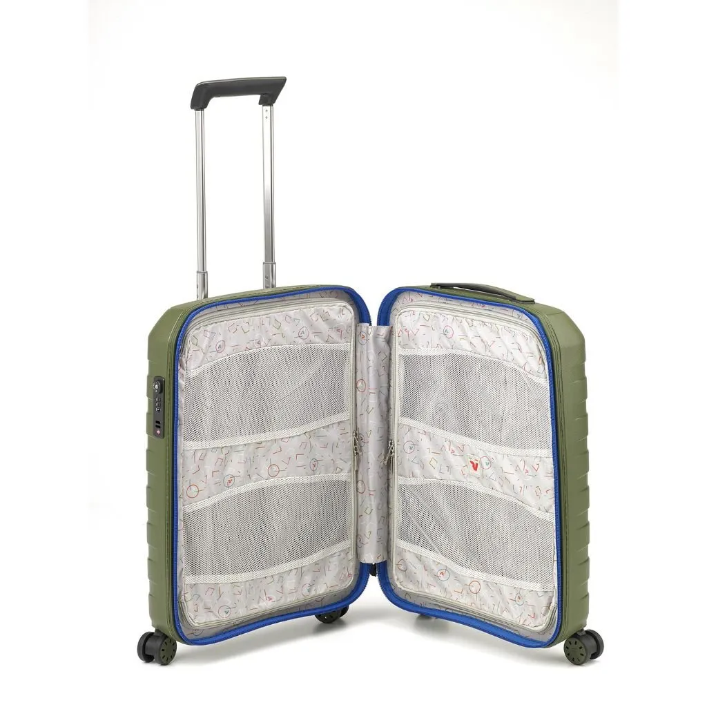 Roncato Box Young Hardsided Spinner Suitcase 3pc Set Green