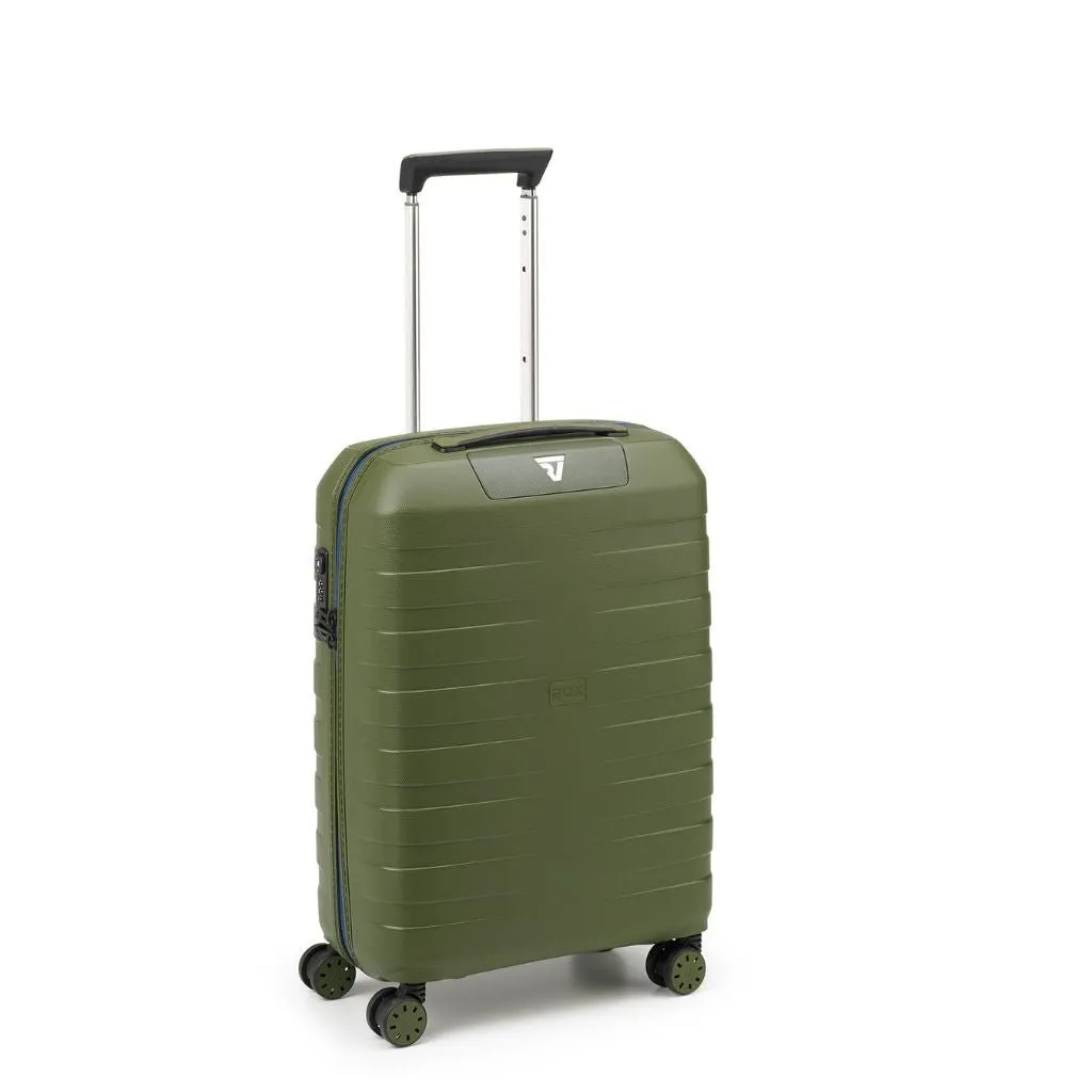 Roncato Box Young Hardsided Spinner Suitcase 3pc Set Green