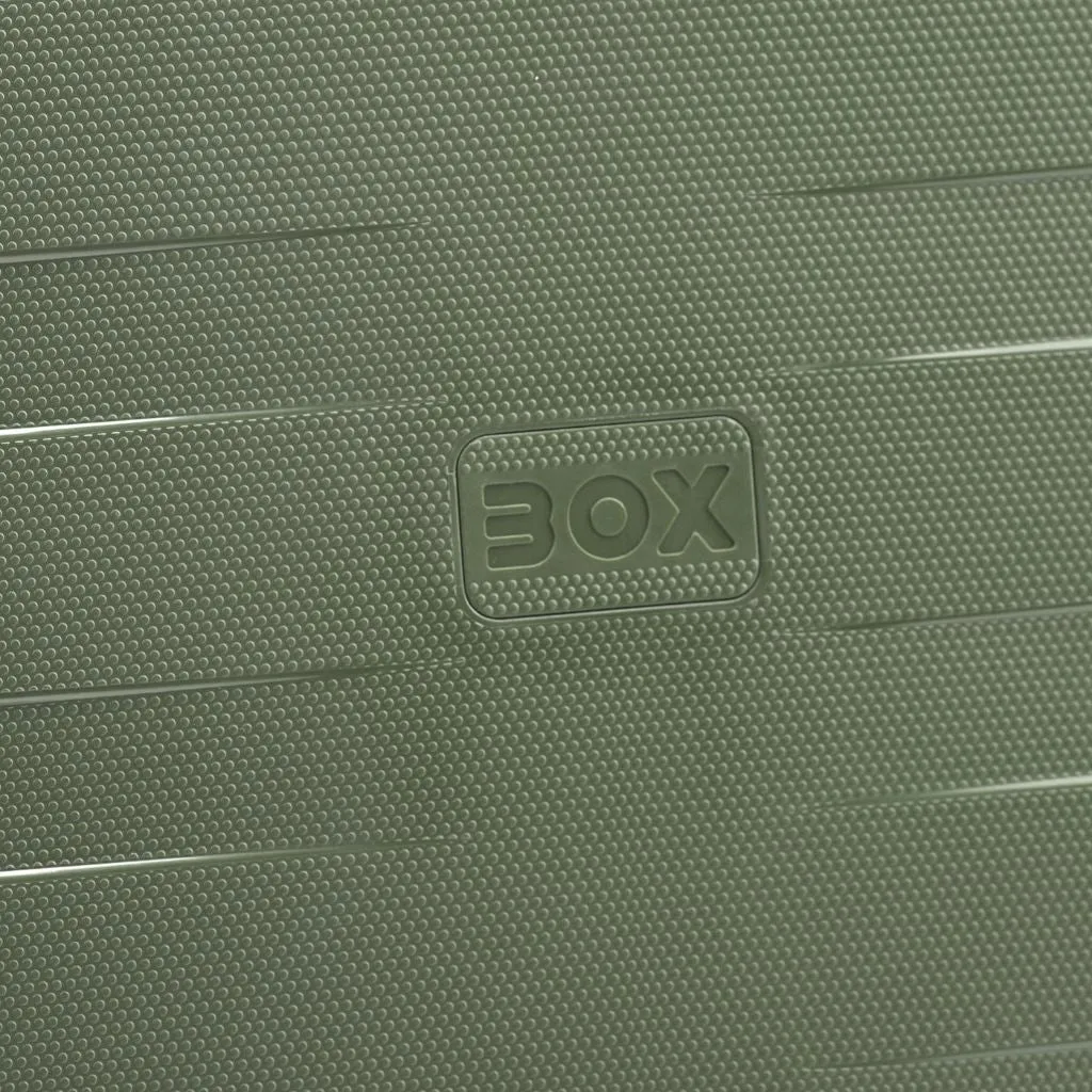Roncato Box Young Hardsided Spinner Suitcase 3pc Set Green