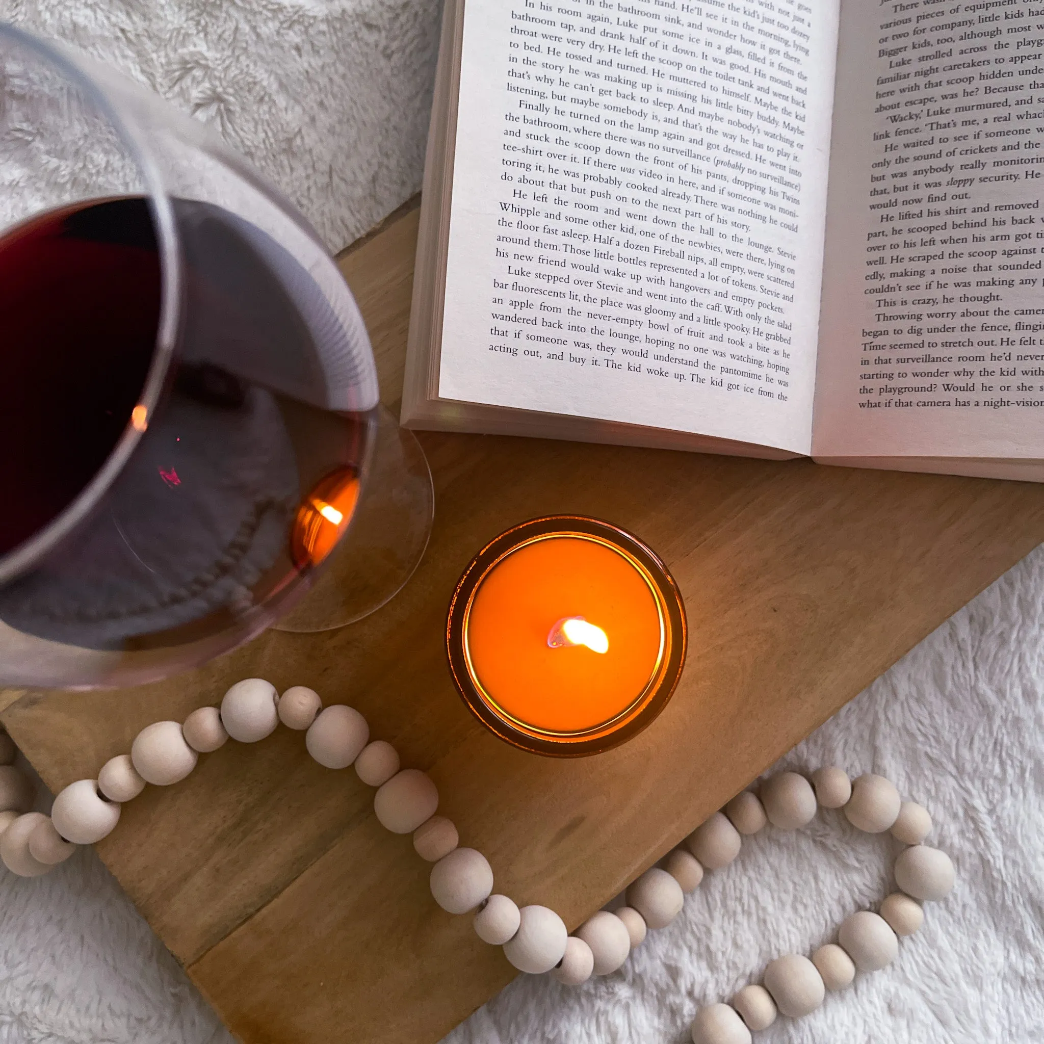Rosey Nights Apothecary Candle