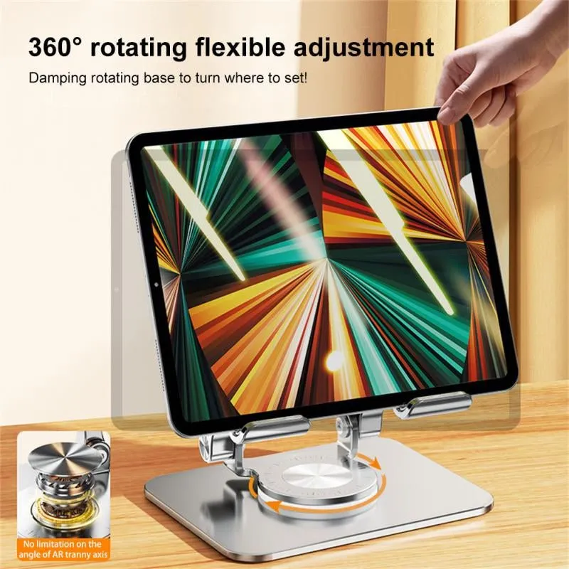 Rotatable Laptop Stand - 360°  Foldable & Portable Computer Stand for All MacBook/Laptops up to 15.6 inches.