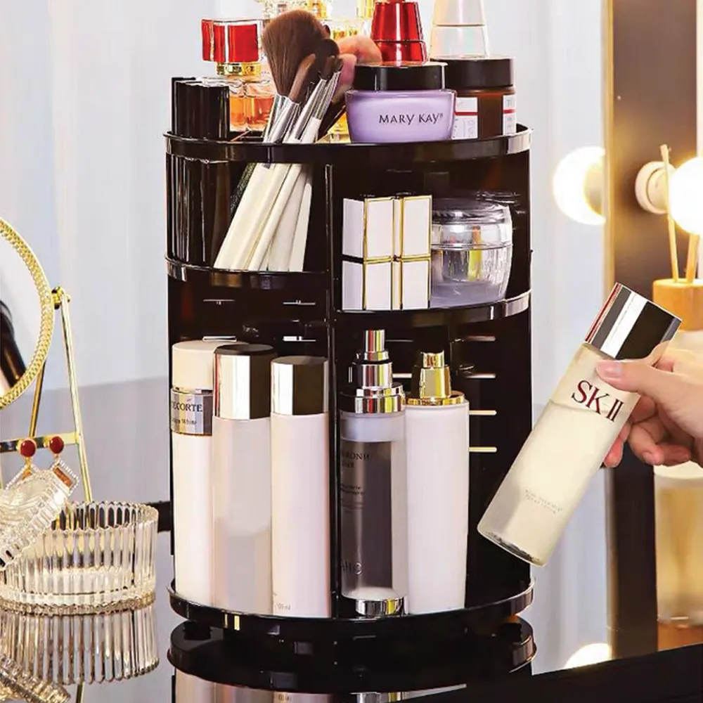 Rotate Makeup Organizer, Cosmetics Organizer, Acrylic Organizer, Perfume Organizer, Cosmetics Storage, Spinning Organizer, Rotate Organizer