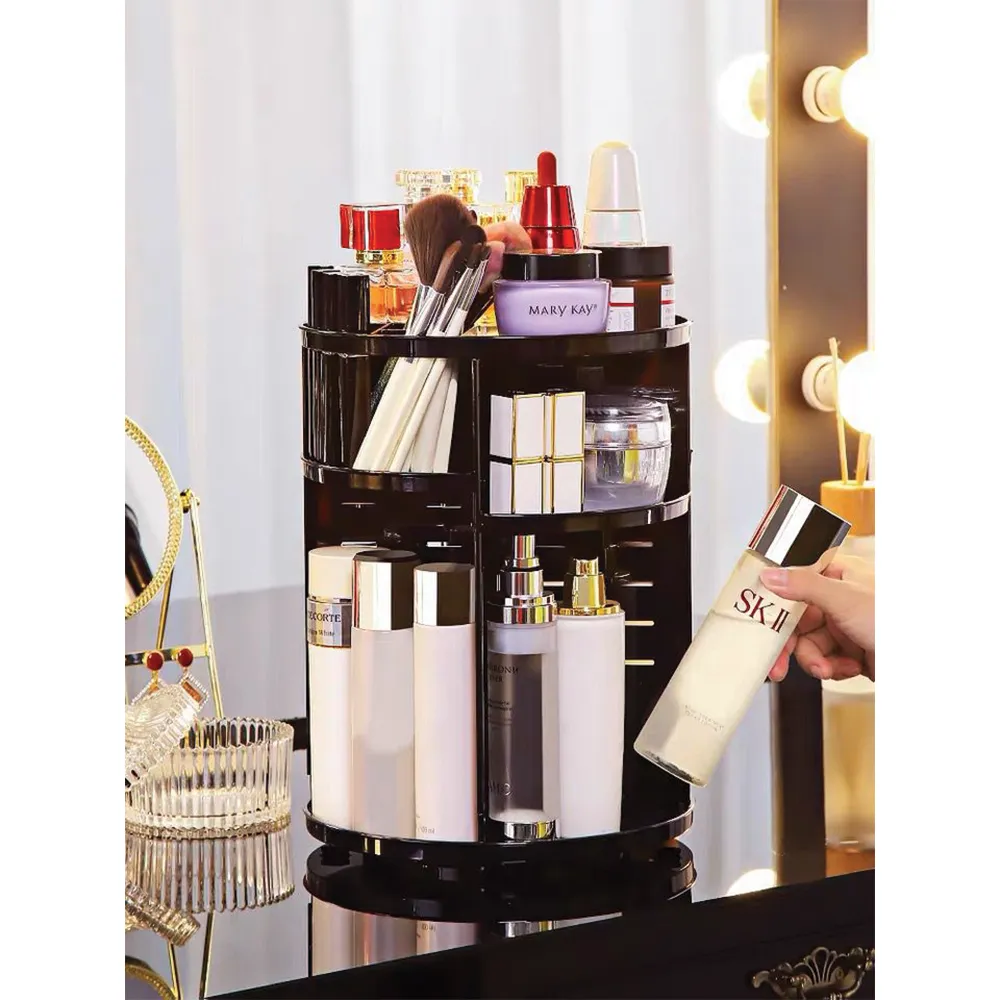 Rotate Makeup Organizer, Cosmetics Organizer, Acrylic Organizer, Perfume Organizer, Cosmetics Storage, Spinning Organizer, Rotate Organizer