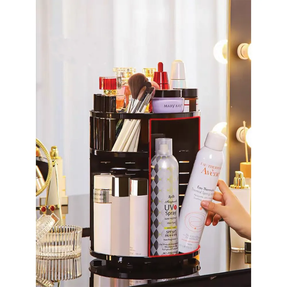 Rotate Makeup Organizer, Cosmetics Organizer, Acrylic Organizer, Perfume Organizer, Cosmetics Storage, Spinning Organizer, Rotate Organizer