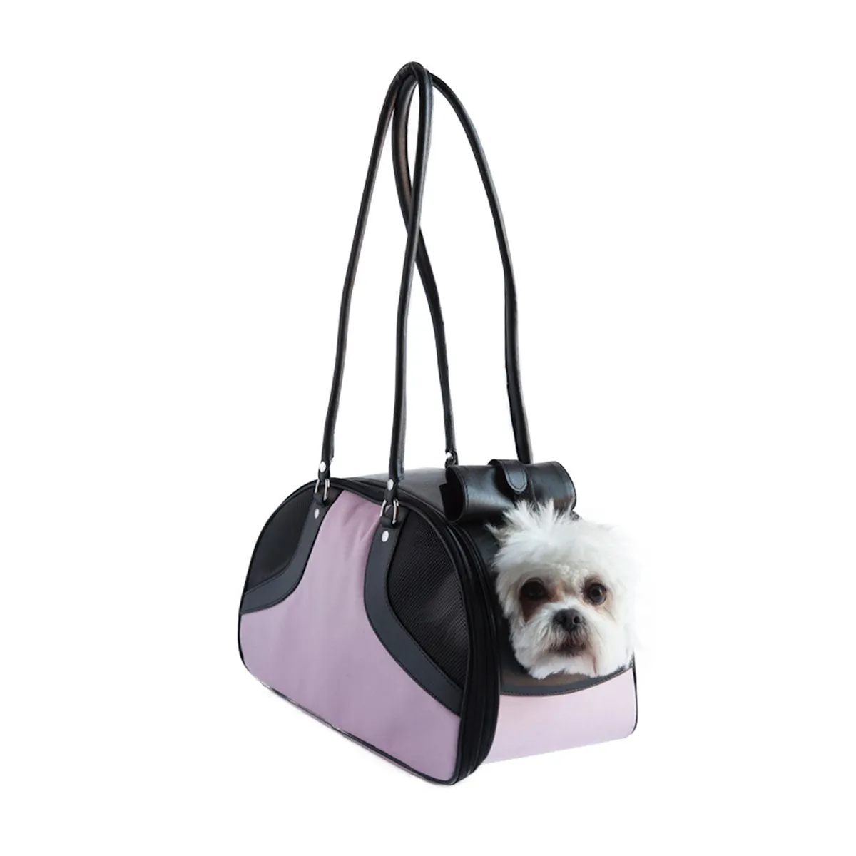 Roxy Pet Carrier - Pink & Black