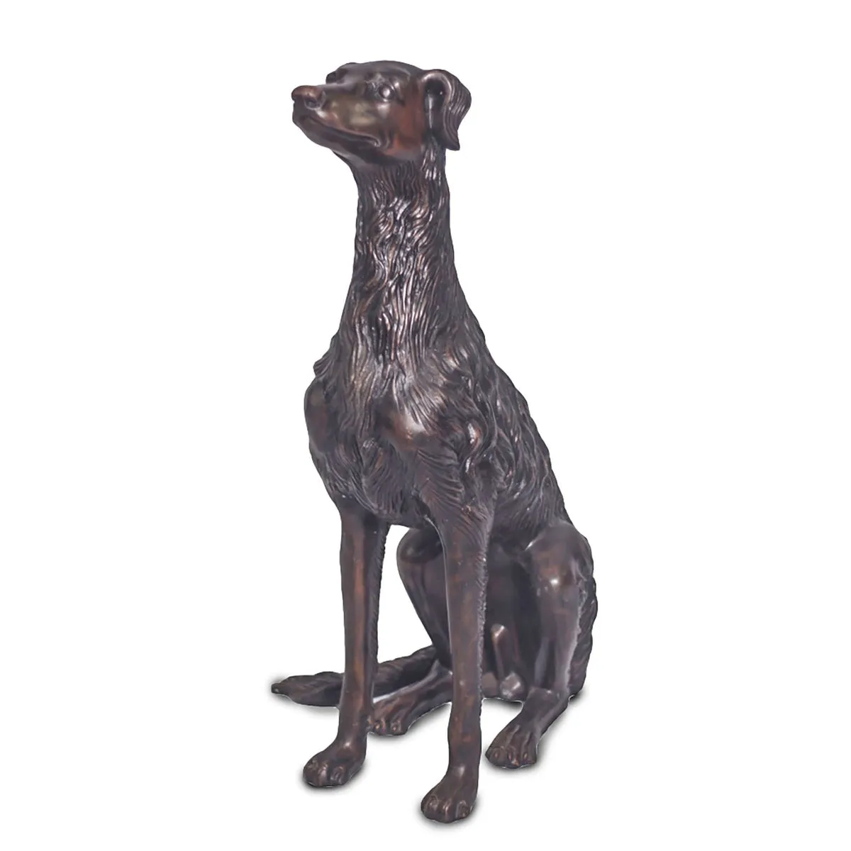 Russian Wolfhound Dog Statue