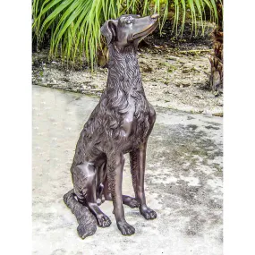 Russian Wolfhound Dog Statue