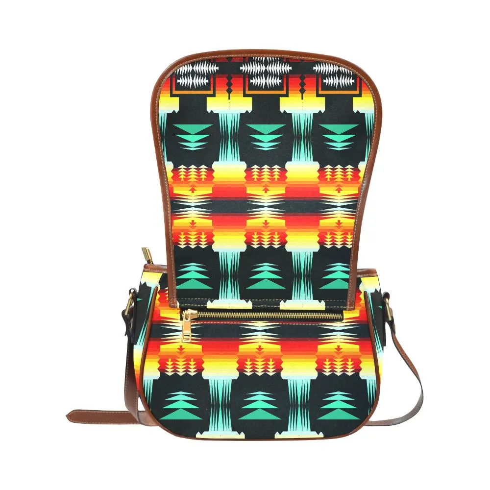 Sage Fire and Sky Saddle Bag/Small
