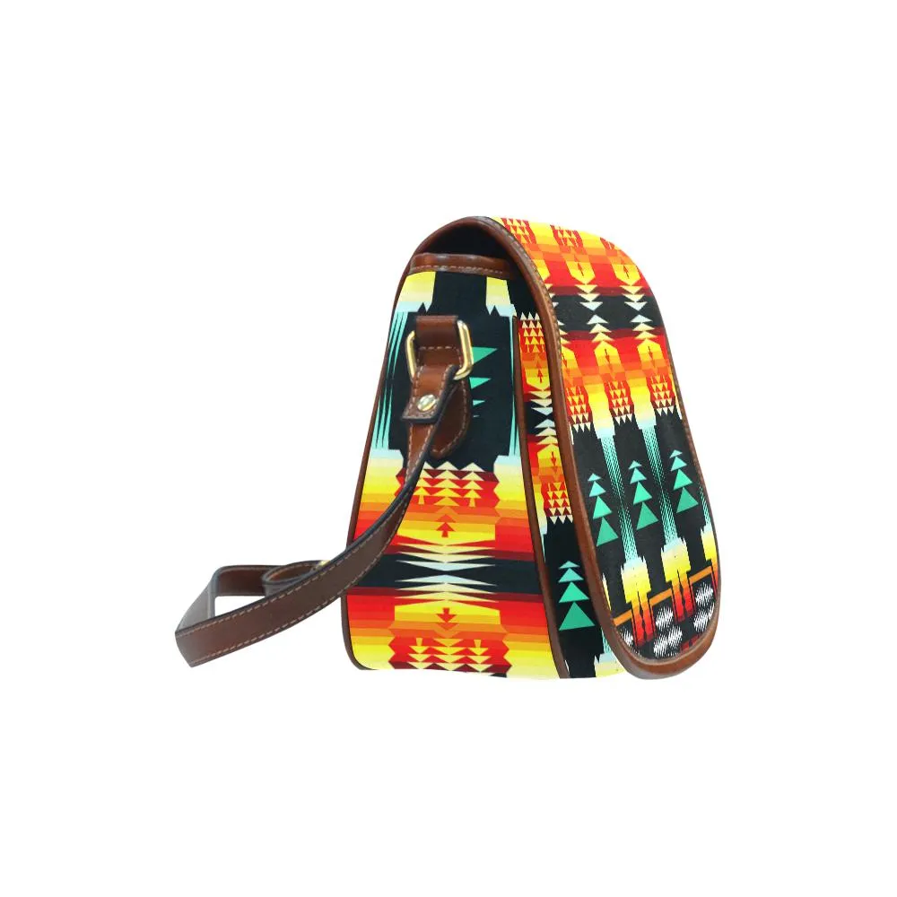 Sage Fire and Sky Saddle Bag/Small