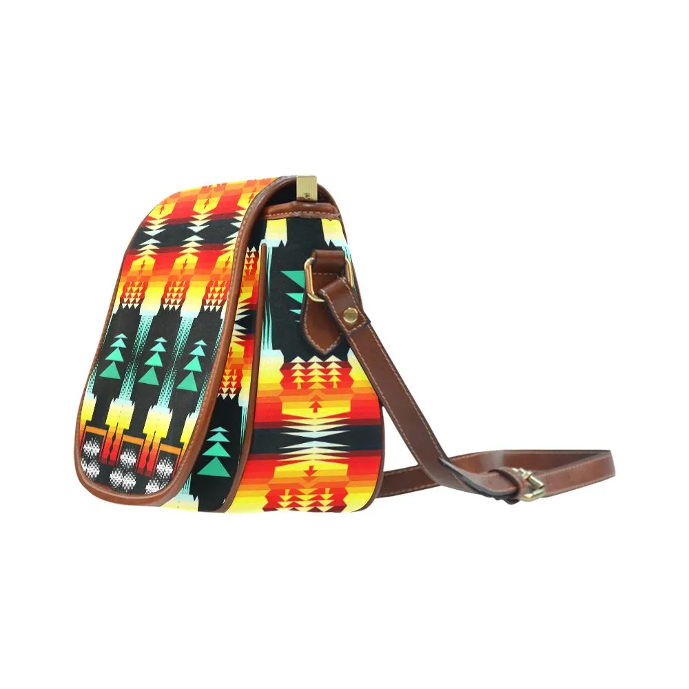 Sage Fire and Sky Saddle Bag/Small