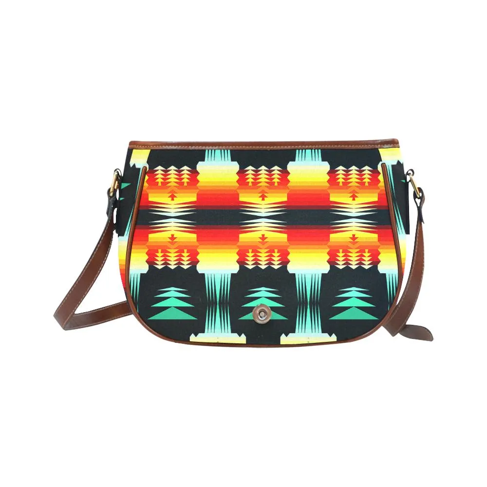 Sage Fire and Sky Saddle Bag/Small