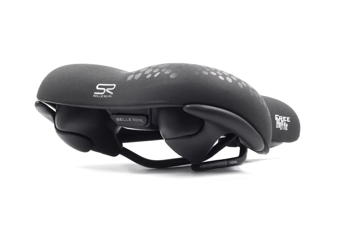Selle Royal Unisex Saddle Freeway Fit Relaxed Black