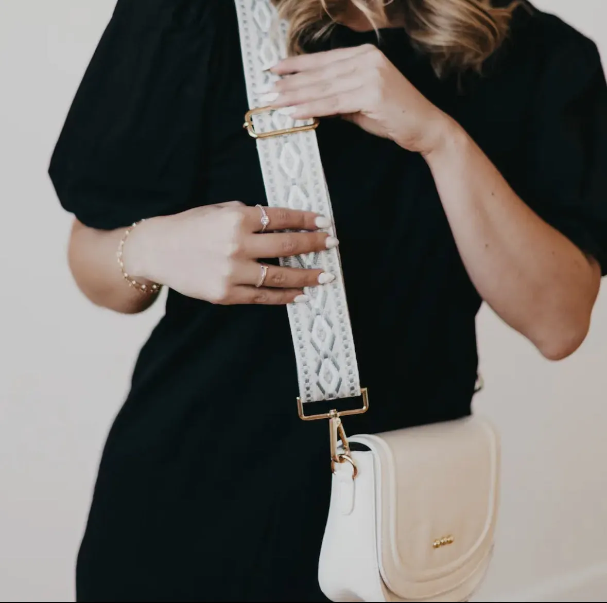 Serenity Saddle Bag - Cream