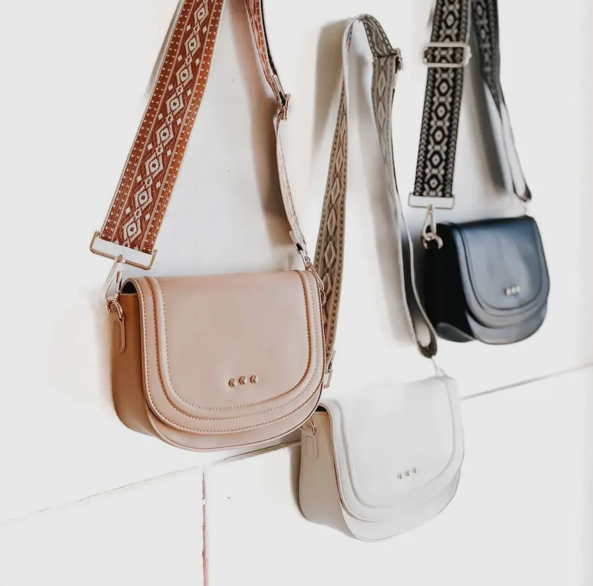 Serenity Saddle Bag - Cream