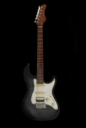 Sire S7 FM 'Trans Black Flame Top' Larry Carlton Signature Electric Guitar