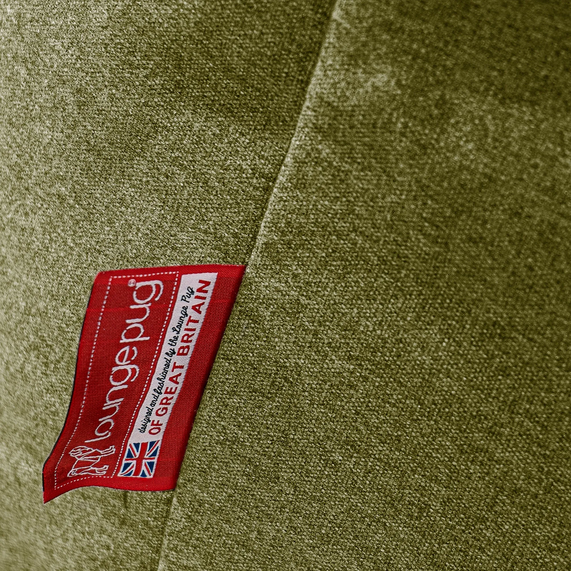 Small Footstool - Interalli Wool Lime Green