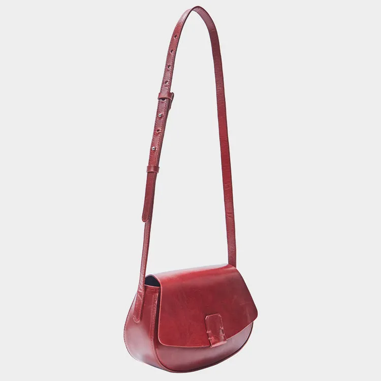 Small Leather Womens Saddle Bags Crossbody Bags Shoulder Bag for Women