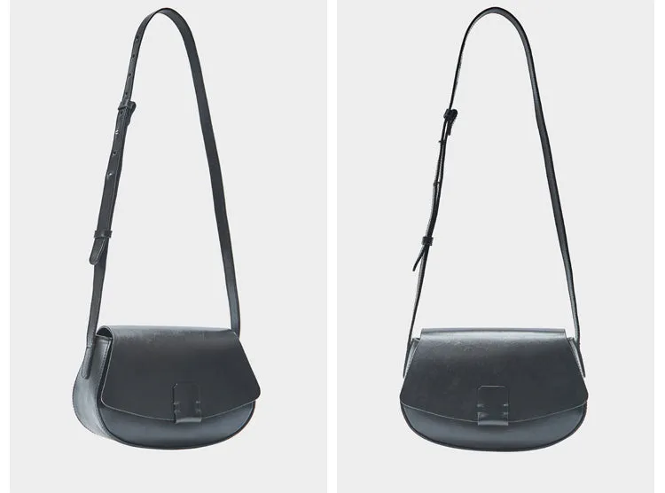Small Leather Womens Saddle Bags Crossbody Bags Shoulder Bag for Women