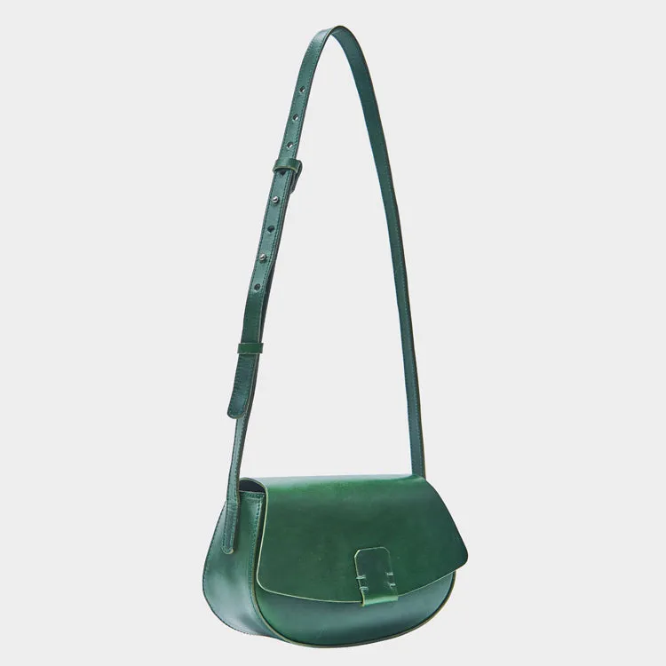 Small Leather Womens Saddle Bags Crossbody Bags Shoulder Bag for Women
