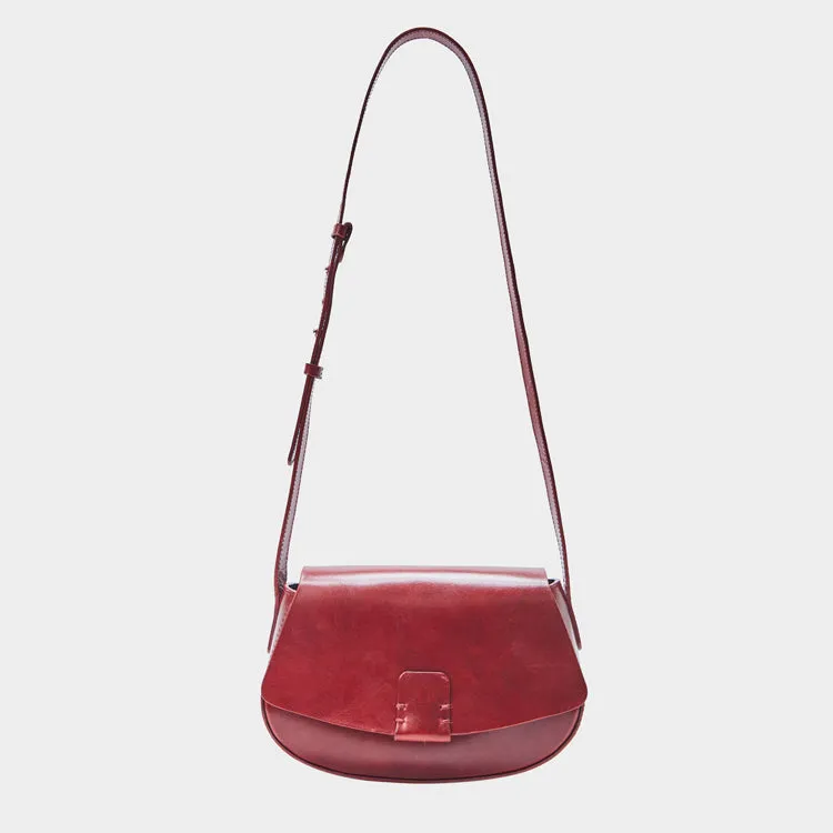 Small Leather Womens Saddle Bags Crossbody Bags Shoulder Bag for Women