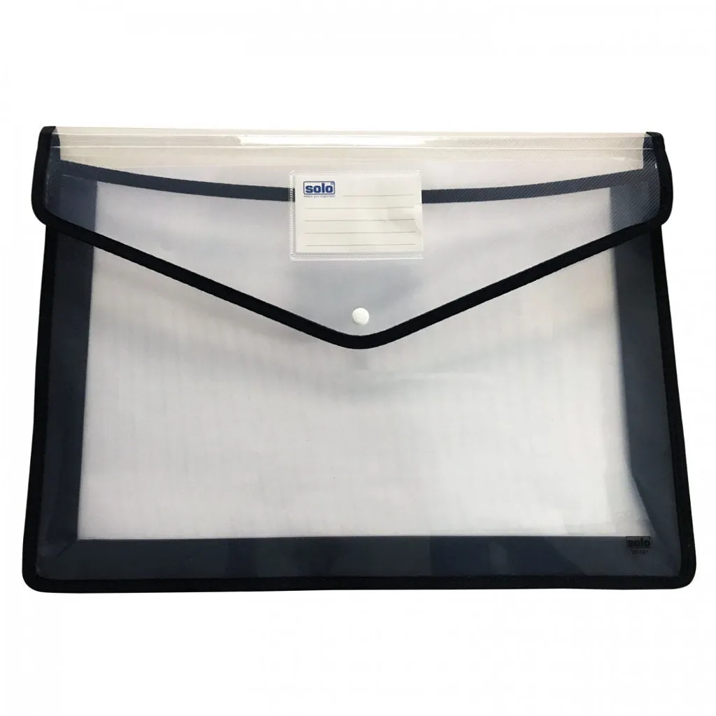 Solo Flexi Button Bag Super Line Transparent White A3 DC551