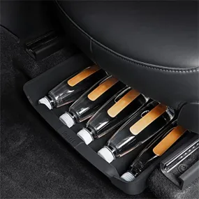 Tesla Model Y Under Seat Storage Box Organizer Silicone Hidden Tray 2020 thru 2022 (One Piece)