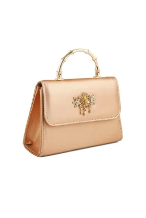 Top Handle Hand Bags B21591-Peach