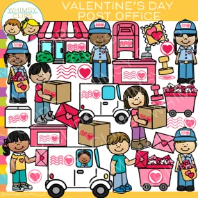 Valentine Post Office Clip Art