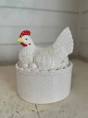 Vintage Rare Gailstyn Sutton Towle Housewares Hen on Nest Cookie Jar
