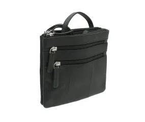 Visconti Compact Leather Messenger Bag 18885